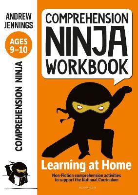 Book cover for Comprehension Ninja Workbook for Ages 9-10