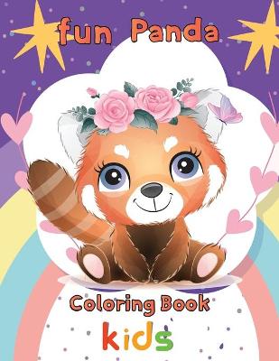 Book cover for Fun Panda Coloring Book kids