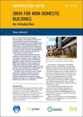 Book cover for SBEM for Non-domestic Buildings