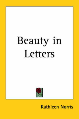 Cover of Beauty in Letters