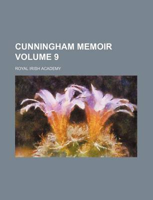 Book cover for Cunningham Memoir Volume 9