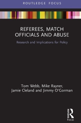 Cover of Referees, Match Officials and Abuse