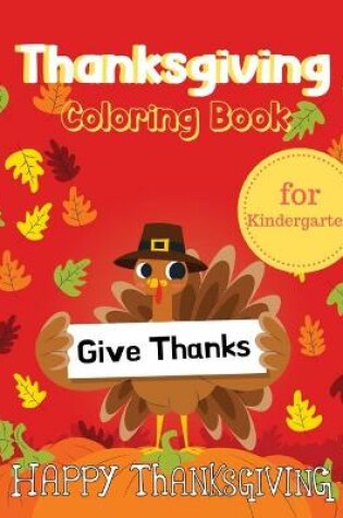 Cover of Thanksgiving Coloring Book for Kindergarten