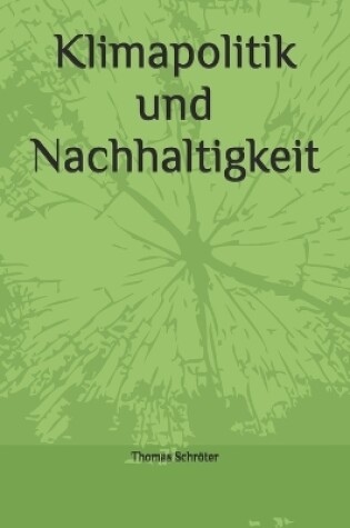 Cover of Klimapolitik und Nachhaltigkeit