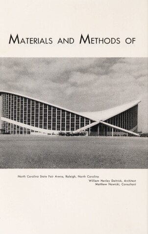 Book cover for Materials and Methods of Architectural Construction