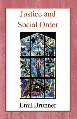 Book cover for Justice and Social Order