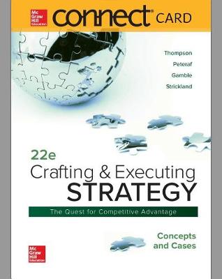 Book cover for Connect Access Card for Crafting & Executing Strategy: Concepts and Cases