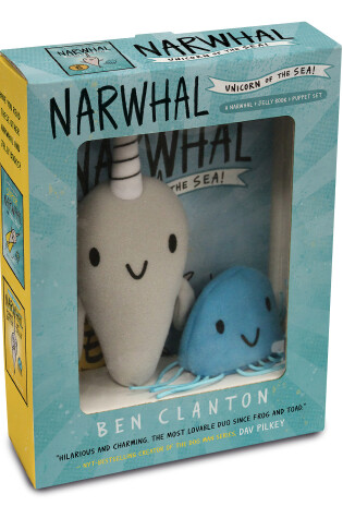 Cover of Narwhal and Jelly Book 1 and Puppet Set