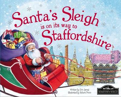 Book cover for Santa's Sleigh is on it's Way to Staffordshire