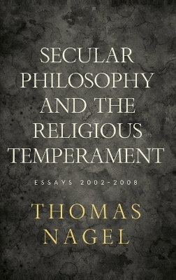 Book cover for Secular Philosophy and the Religious Temperament