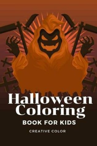 Cover of Halloween Coloring Book for Kids