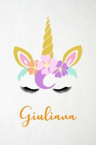 Cover of Giuliana A5 Lined Notebook 110 Pages