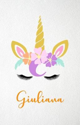 Book cover for Giuliana A5 Lined Notebook 110 Pages