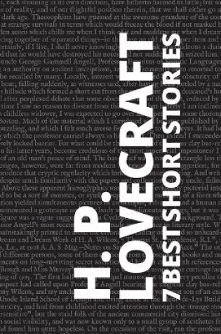 Cover of 7 best short stories by H. P. Lovecraft