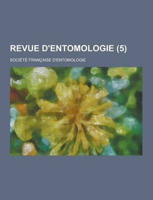 Book cover for Revue D'Entomologie (5)