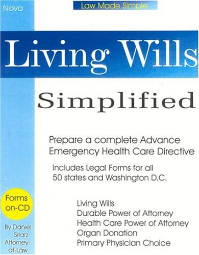 Cover of Living Wills Simplified--With Forms on CD