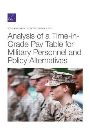 Cover of Analysis of a Time-in-Grade Pay Table for Military Personnel and Policy Alternatives