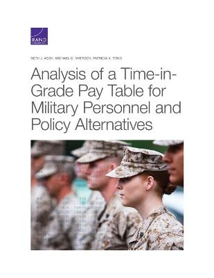 Book cover for Analysis of a Time-in-Grade Pay Table for Military Personnel and Policy Alternatives