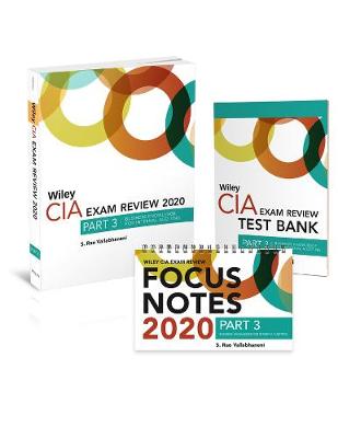 Book cover for Wiley CIA Exam Review 2020 + Test Bank + Focus Notes: Part 3, Business Knowledge for Internal Auditing Set