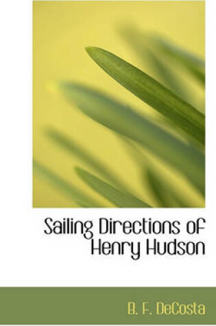 Cover of Sailing Directions of Henry Hudson