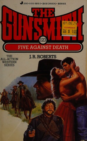 Book cover for The Gunsmith 123: Five Aga