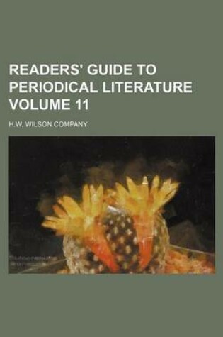 Cover of Readers' Guide to Periodical Literature Volume 11