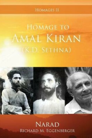 Cover of Homage to Amal Kiran (K.D. Sethna)