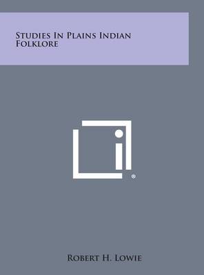 Book cover for Studies in Plains Indian Folklore