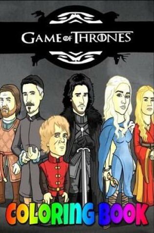 Cover of Game of Thrones Coloring Book