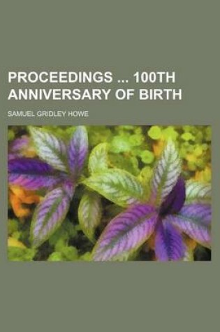 Cover of Proceedings 100th Anniversary of Birth