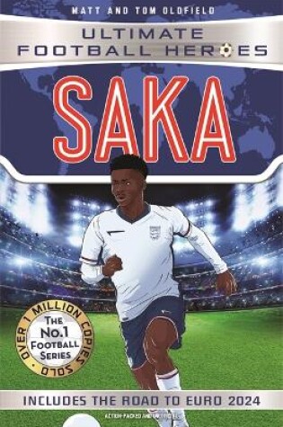 Cover of Saka (Ultimate Football Heroes - International Edition) - Includes the road to Euro 2024!