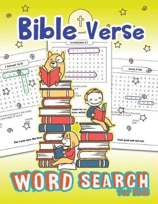 Book cover for Bible Verse Word Search for Kids