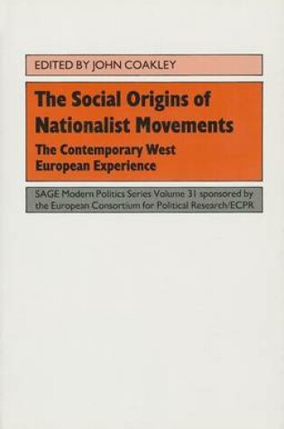 Cover of The Social Origins of Nationalist Movements