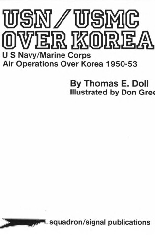 Cover of United States Navy and United States Marine Corps Over Korea