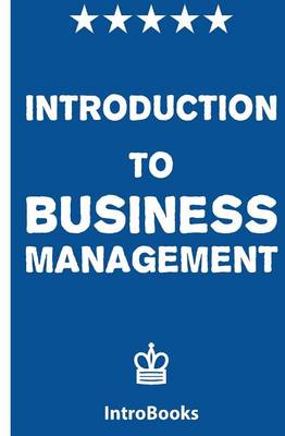 Book cover for Introduction to Business Management