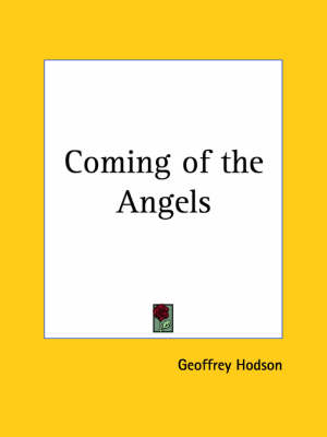 Book cover for Coming of the Angels (1932)