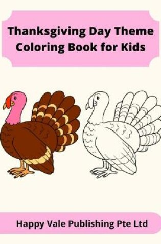 Cover of Thanksgiving Day Theme Coloring Book for Kids