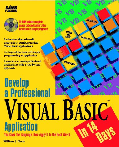 Book cover for Develop a Professional Visual BASIC Application in 14 Days