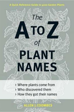 Cover of The A to Z of Plant Names