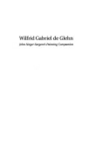 Cover of Wilfrid Gabriel de Glehn