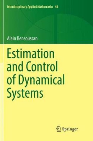 Cover of Estimation and Control of Dynamical Systems