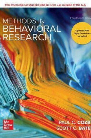 Cover of ISE Methods in Behavioral Research