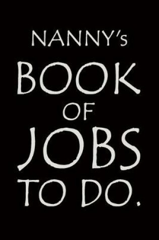 Cover of Nanny's Book of Jobs To Do