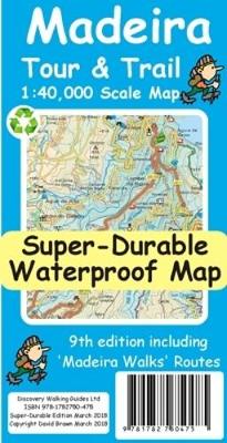 Book cover for Madeira Tour & Trail Super-Durable Map