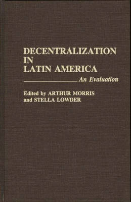 Book cover for Decentralization in Latin America