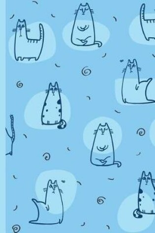 Cover of Busy Cat Doing Yoga - Blue