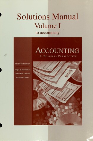 Cover of Acct Prin Sm Vol 1