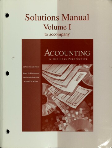 Book cover for Acct Prin Sm Vol 1