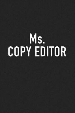 Cover of MS Copy Editor