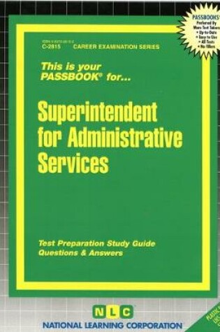 Cover of Superintendent for Administrative Services